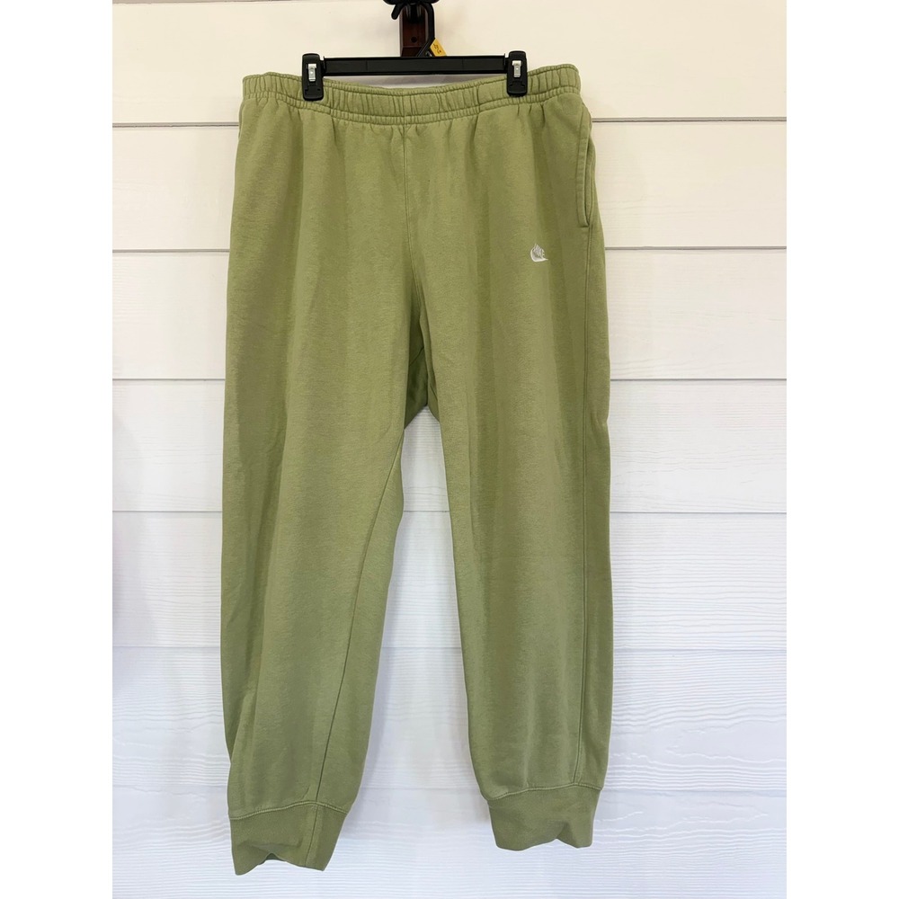 A- 063- Nike Sportswear Club Fleece Joggers Sage Green Mens XL BV2671-334